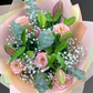 Opulent Radiance Elegant Roses With Oriental Lilies Collection- Shimmer - 5 STEMS
