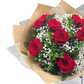 Elegant Columbia Roses Collection- RED - 10 STEMS