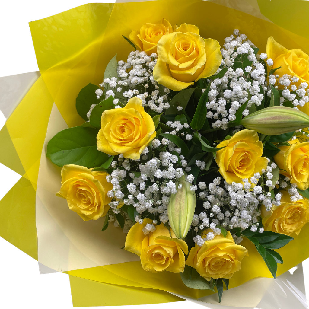 Elegant Roses Collection- Yellow - 10 STEMS