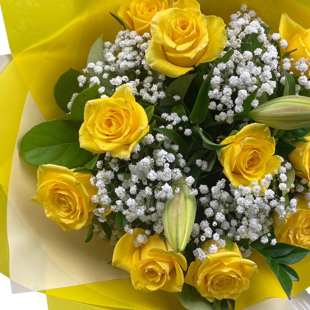 Elegant Roses Collection- Yellow - 10 STEMS