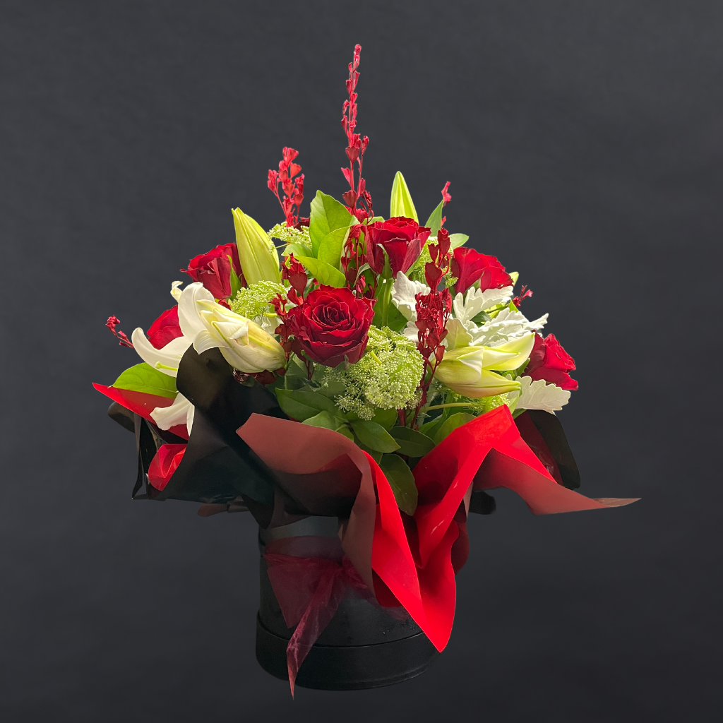 Elegant Columbia Roses Arrangement Collection- RED - 12 STEMS