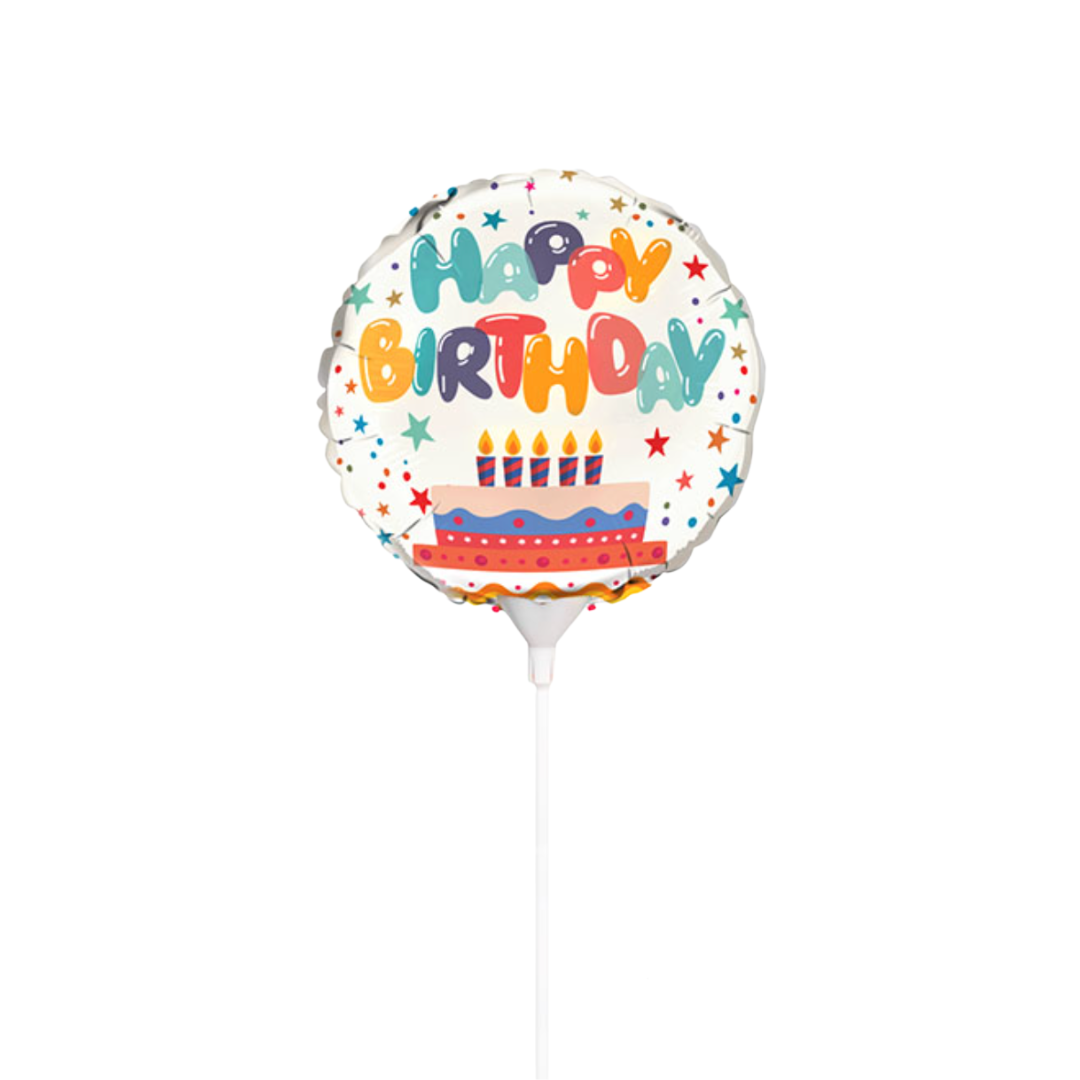 Foil Balloon Happy Birthday 9''/22cm