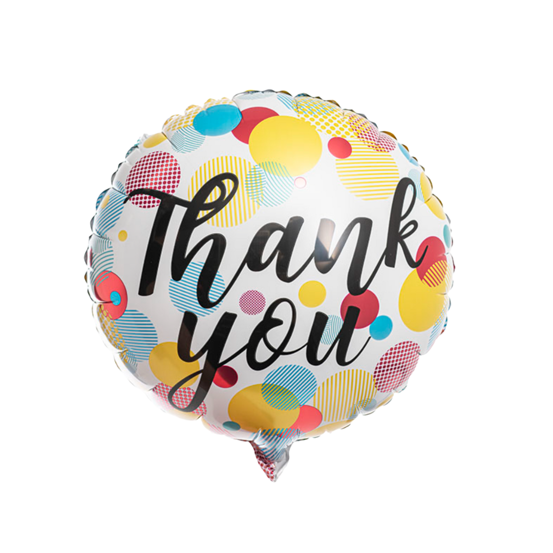 Foil Balloon Thank You 18''/45cm